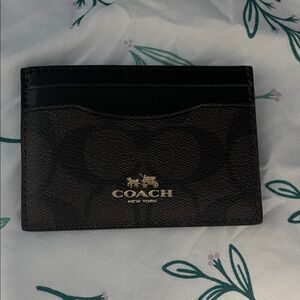 Coach Dark Brown Card Holder